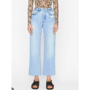 Frame Denim Light Blue Cropped Jeans